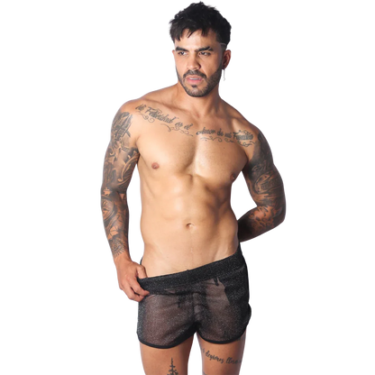 Flash Black Short on model by Gigo Underwear
