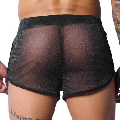 Flash Black Short back view by Gigo Underwear
