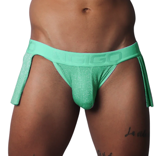 Flash Green Skirt by Gigo Underwear