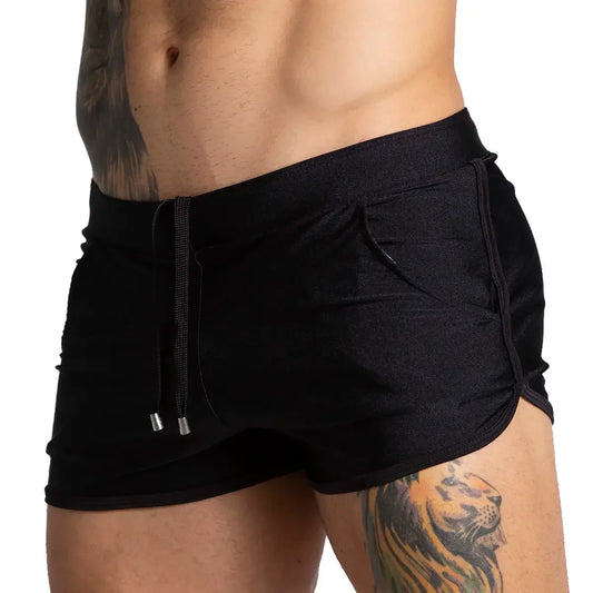 Flashing Black Beachwear by Gigo Underwear