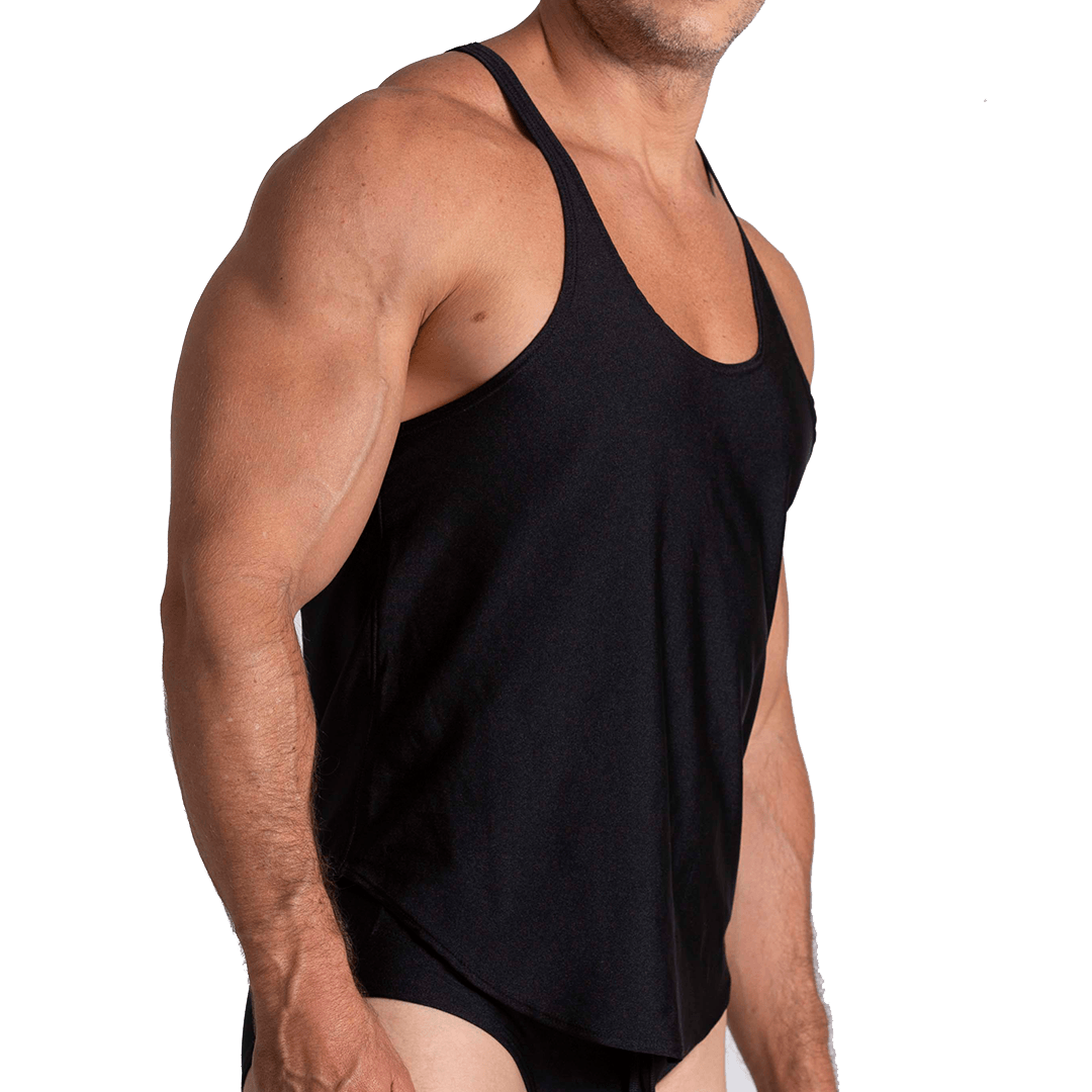 FLASHING BLACK TANK - Gigo Underwear & MensWear