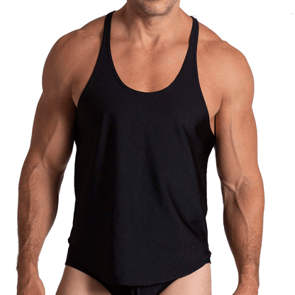 FLASHING BLACK TANK - Gigo Underwear & MensWear