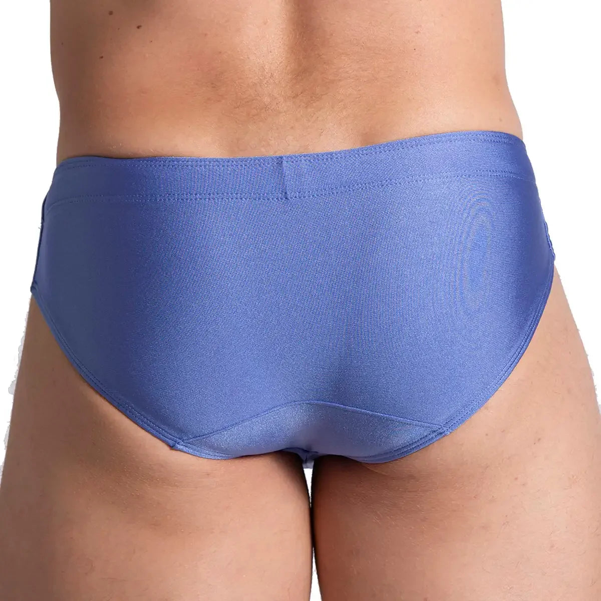 Flashing Blue Swim Brief on model by Gigo Underwear