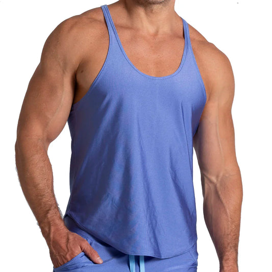 Flashing Blue Tank by Gigo Underwear