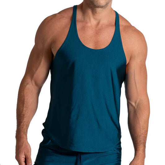 Flashing Green Tank by Gigo Underwear