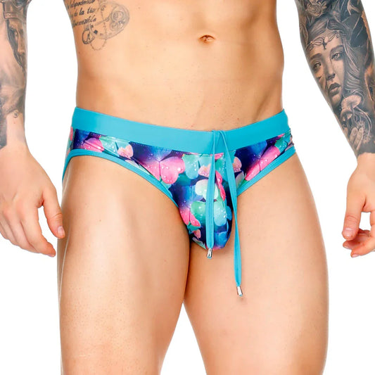 Flowers Swim Brief by Gigo Underwear