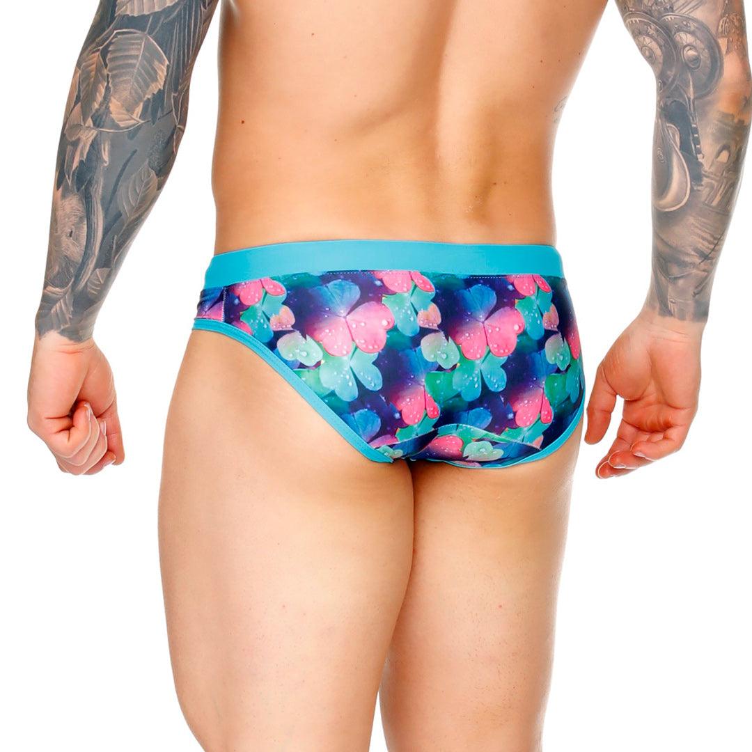 FLOWERS SWIM BRIEF - Gigo Underwear & MensWear