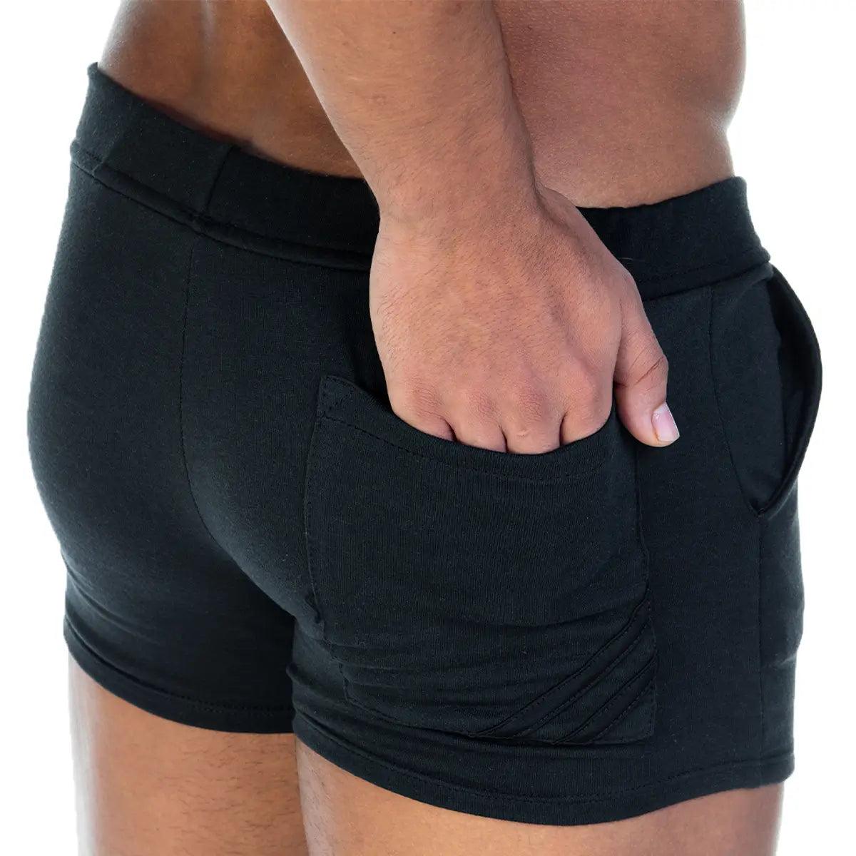 FOREVER BLACK BLACK SHORT - Gigo Underwear & MensWear