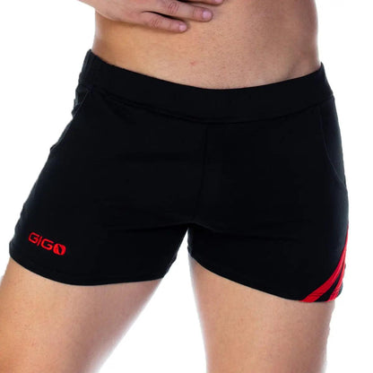 FOREVER BLACK RED SHORT - Gigo Underwear & MensWear