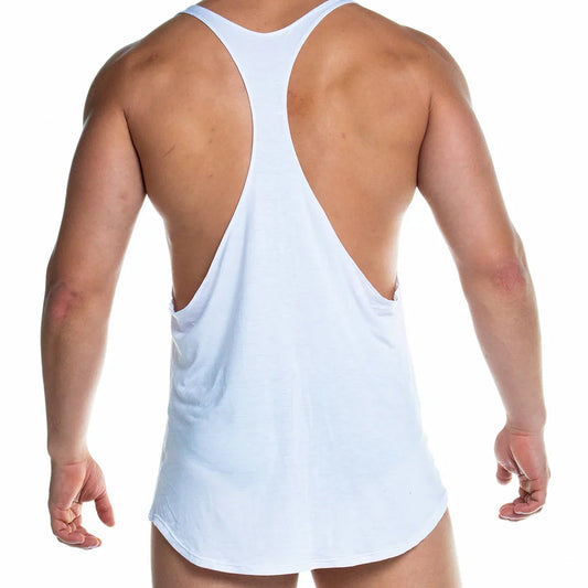 Forever White Tank by Gigo Underwear