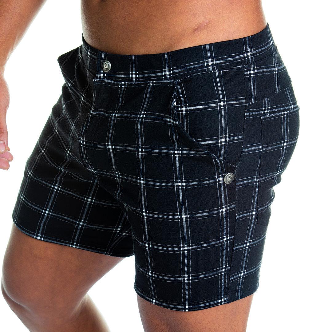FORMAL BLACK SQUARE SHORT - Gigo Underwear & MensWear