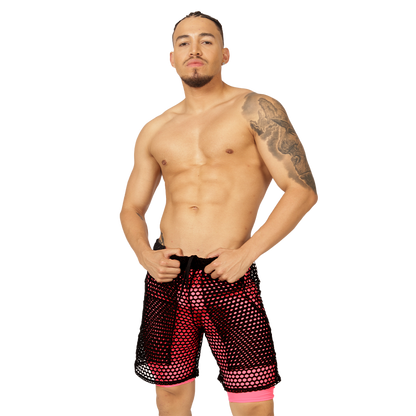 FRESH FUCHSIA SHORT - Bold Men's Brief with Contrasting Waistband