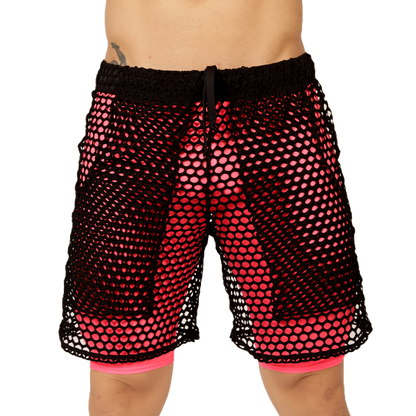 FRESH FUCHSIA SHORT - Bold Men's Brief with Contrasting Waistband
