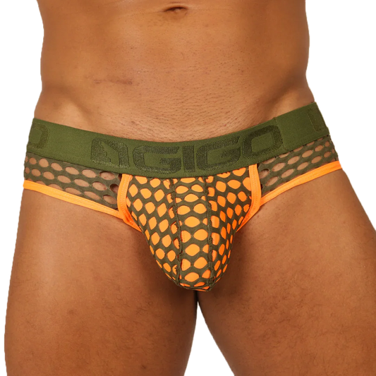 Fresh Orange Brief by Gigo Underwear