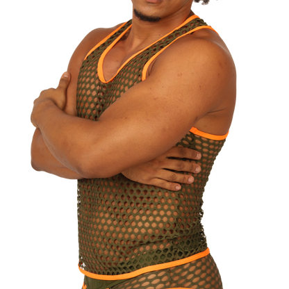 FRESH ORANGE TANK - Gigo Underwear New Collection