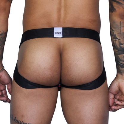 FRESH RED JOCKSTRAP - Sexy Men's Jockstrap with Contrast Waistband