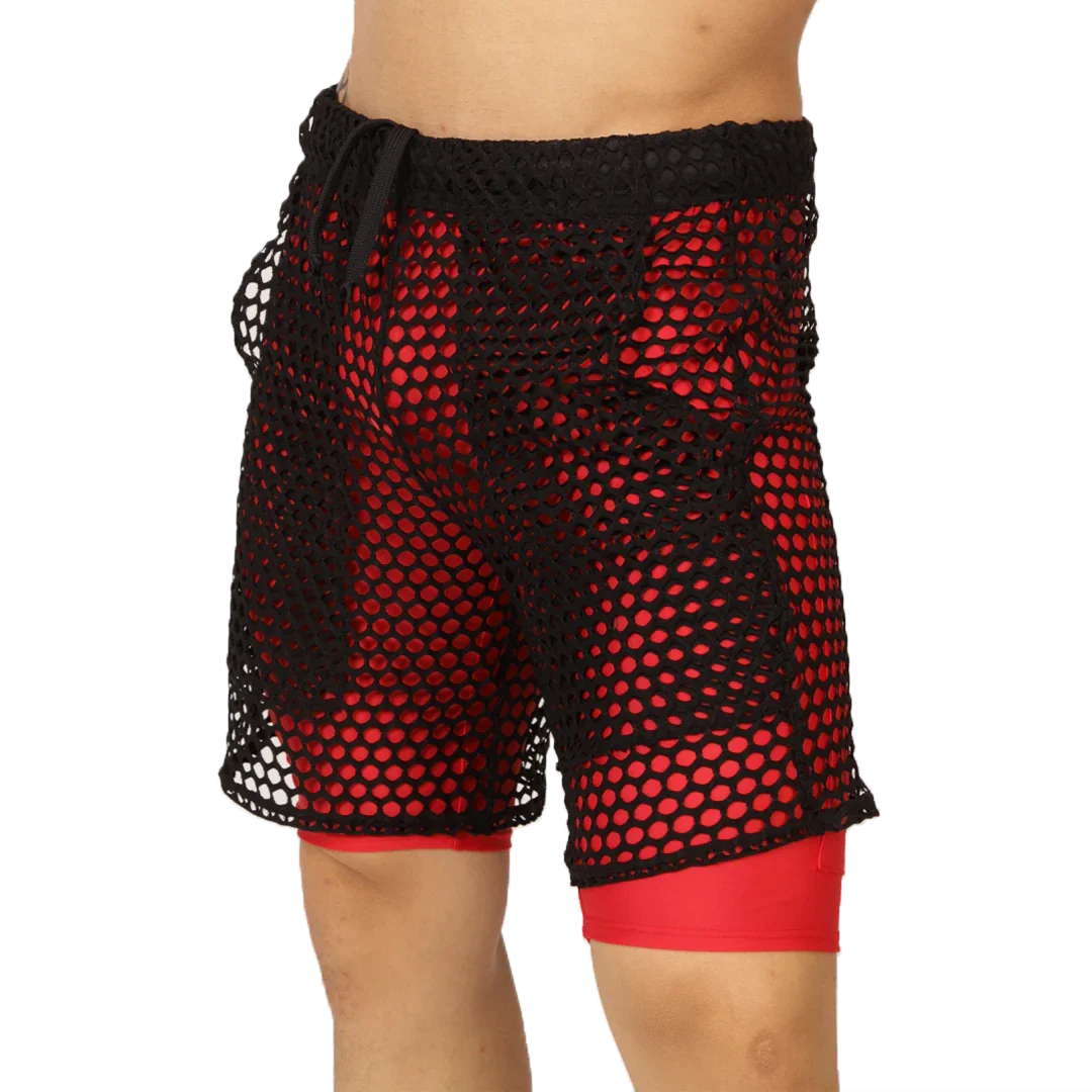 Fresh Red Short front view by Gigo Underwear