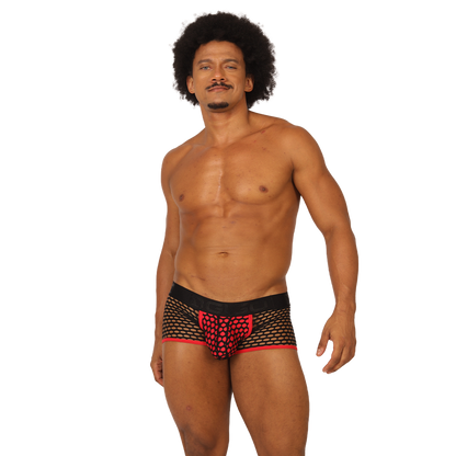 FRESH RED TRUNK - Men's Sport Trunk with Modern Style