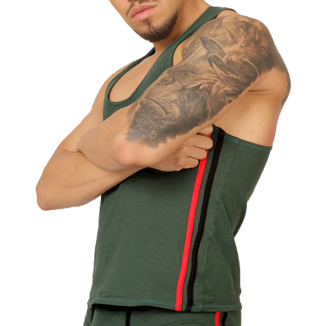 Garoto Green Tank by Gigo Underwear