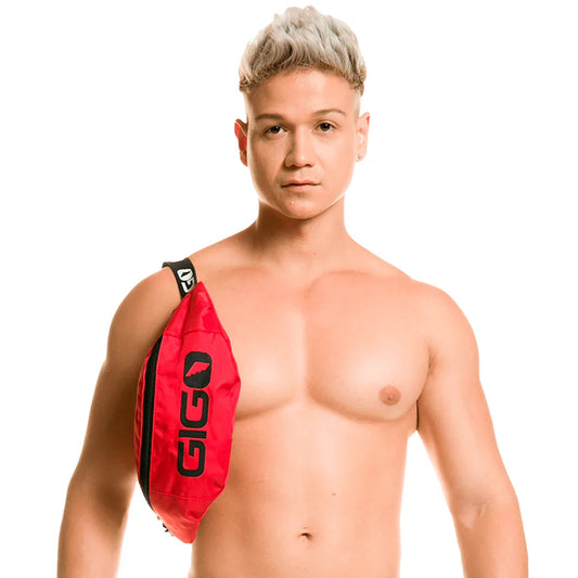 Gigo Red Waistpack by Gigo Underwear