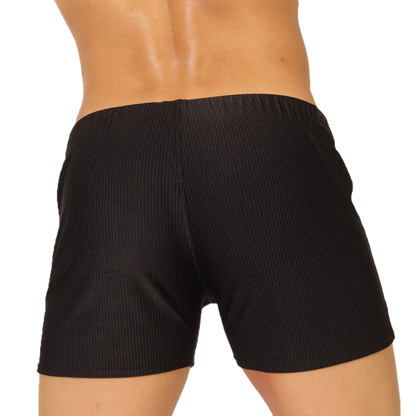 GLOW BLACK SHORT - Gigo Underwear New Collection