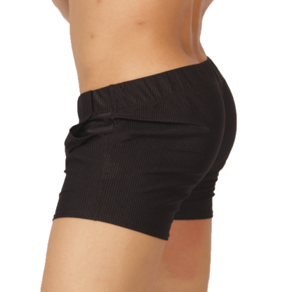 GLOW BLACK SHORT - Gigo Underwear New Collection