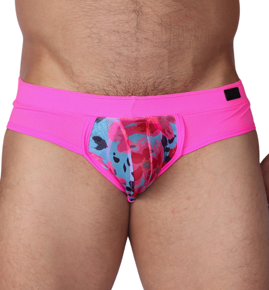 Garden Fuchsia Brief by Gigo Underwear