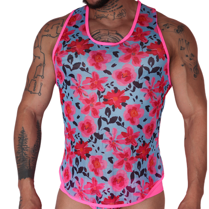 Garden Fuchsia Tank by Gigo Underwear