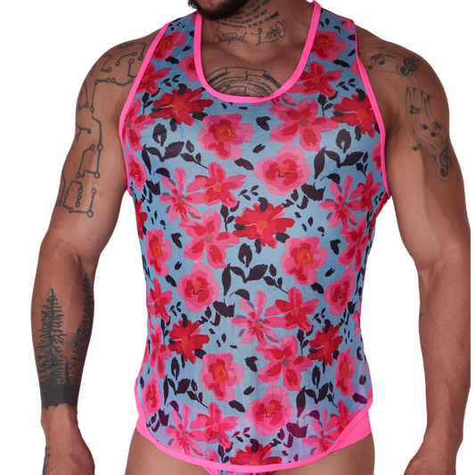 Garden Fuchsia Tank by Gigo Underwear