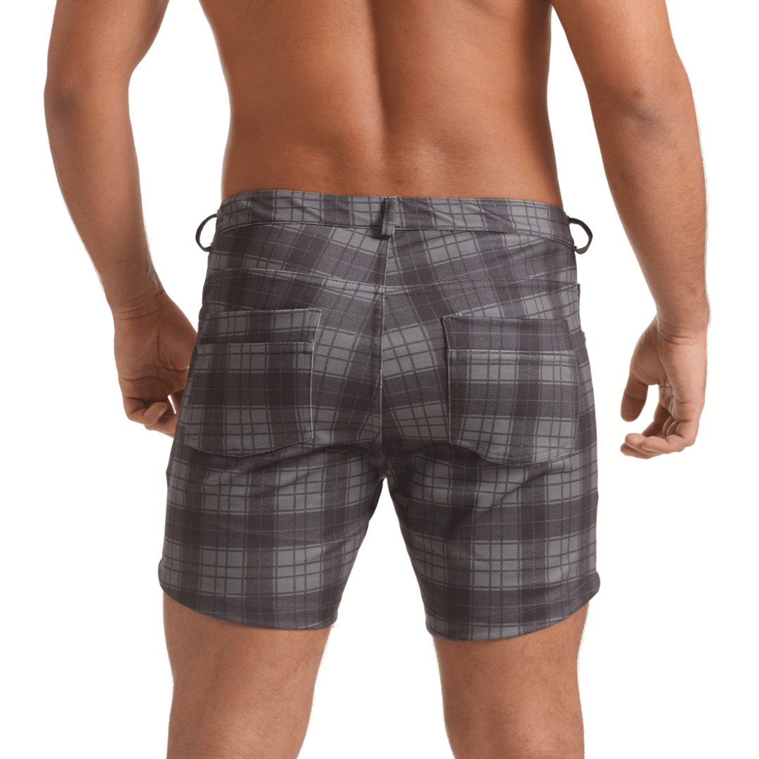 HARVARD GRAY SHORT - Gigo Underwear & MensWear
