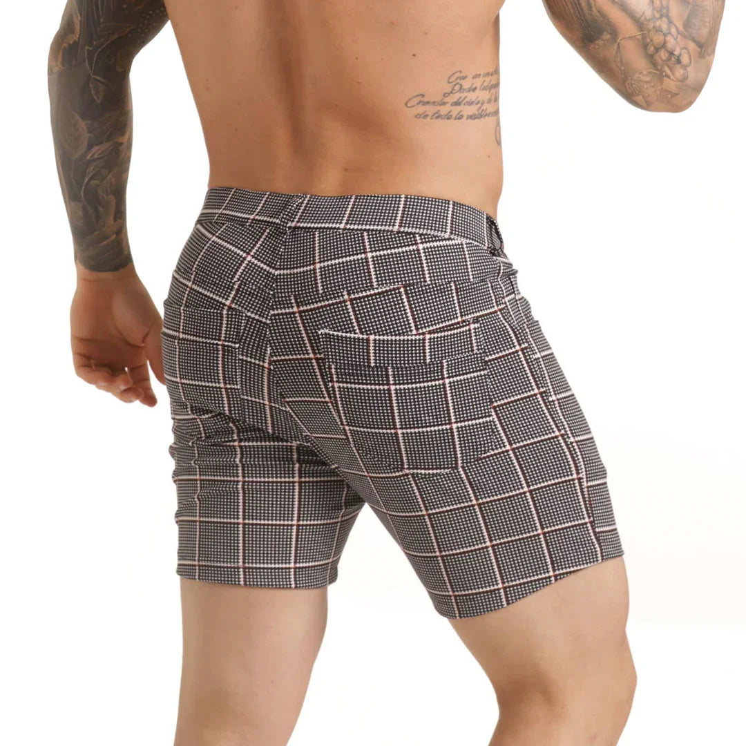 Harvard Red Short back view by Gigo Underwear