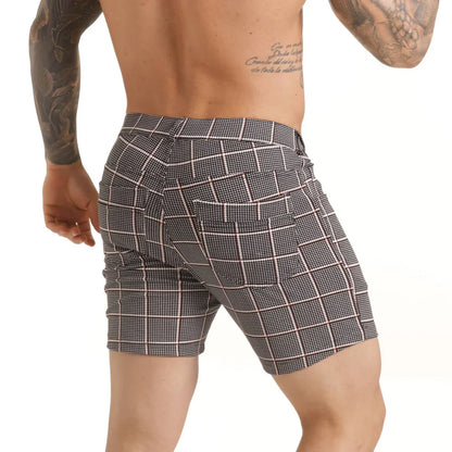 Harvard Red Short back view by Gigo Underwear