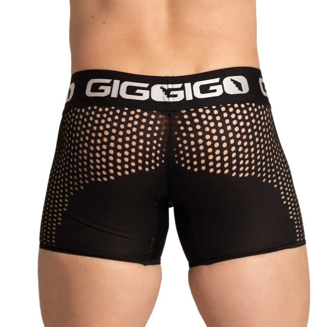 Hibrid Black Trunk back view by Gigo Underwear