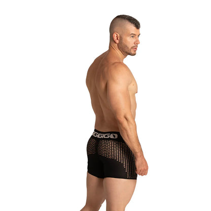 Hibrid Black Trunk on model by Gigo Underwear