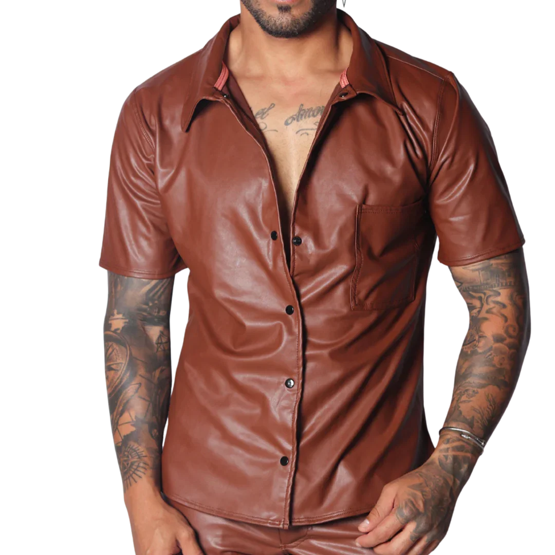 Hide Brown Shirt by Gigo Underwear