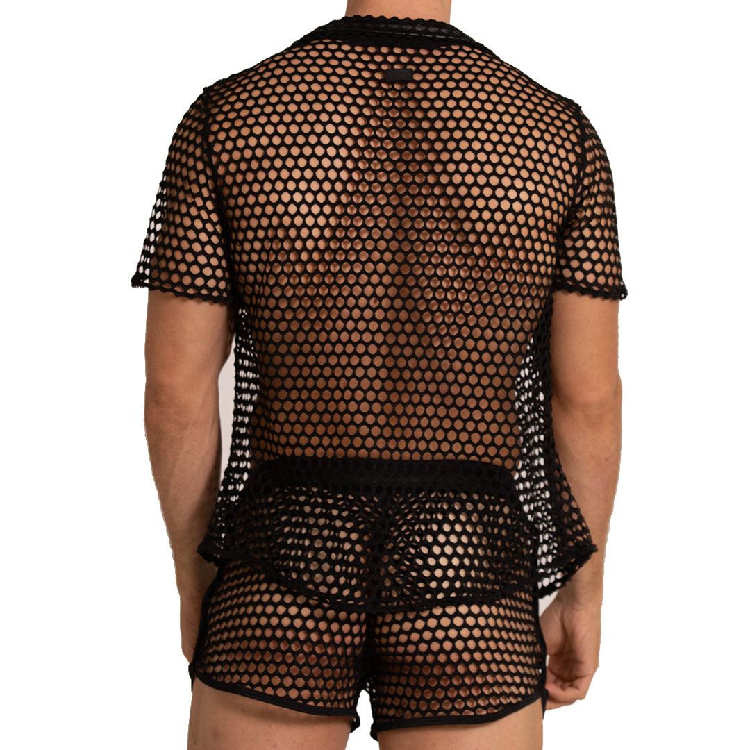 HOLE BLACK SHIRT - Gigo Underwear & MensWear