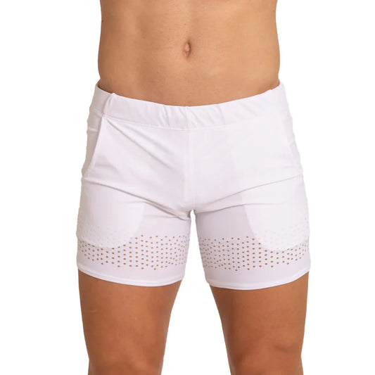 Hole White Beachwear by Gigo Underwear