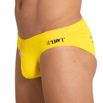 HOT YELLOW SWIM BRIEF - Gigo Underwear & MensWear