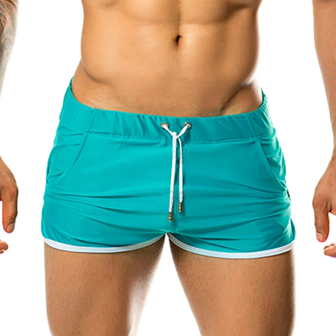 Hotenc Green Beachwear front view by Gigo Underwear