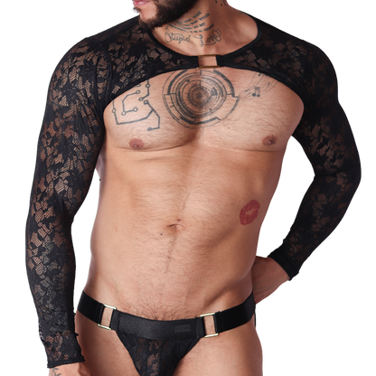Illusion Black Harness by Gigo Underwear
