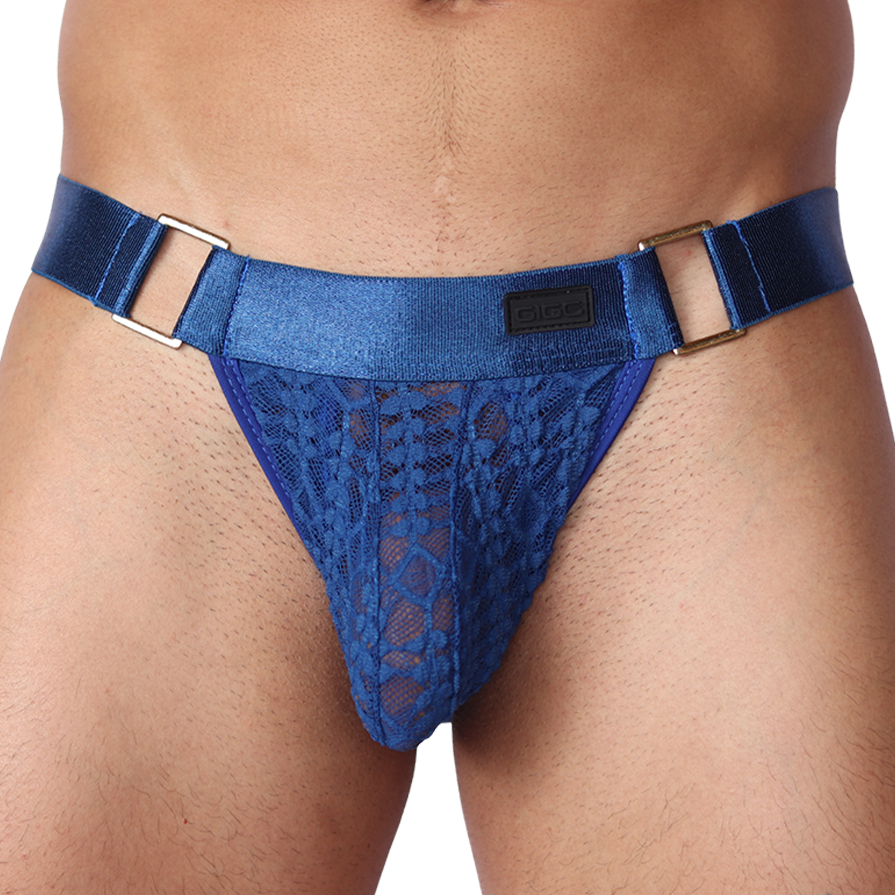 Illusion Blue Jockstrap by Gigo Underwear