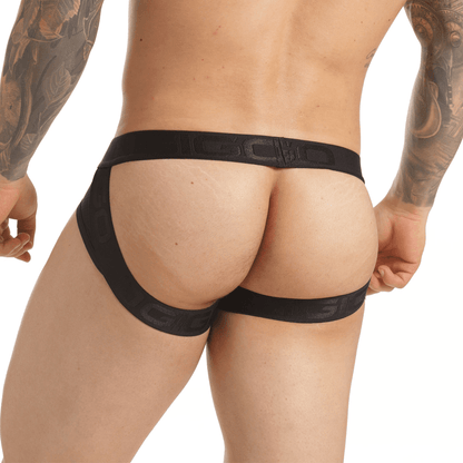 INSUPERABLE BLACK BRIEF JOCKSTRAP - Gigo Underwear & MensWear