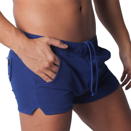 Jurly Blue Short front view by Gigo Underwear
