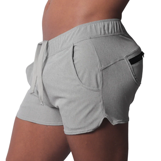 Jurly Gray Short front view by Gigo Underwear