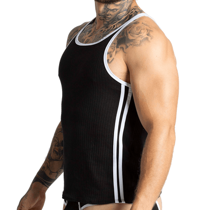 KHANAL BLACK TANK - Gigo Underwear & MensWear