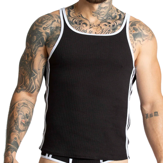 Khanal Black Tank by Gigo Underwear