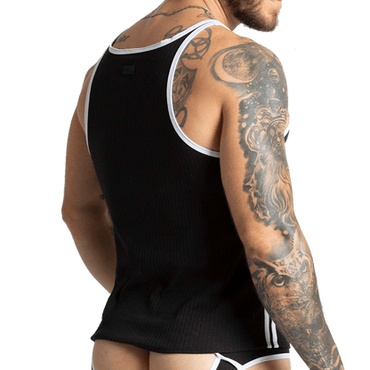 KHANAL BLACK TANK - Gigo Underwear & MensWear