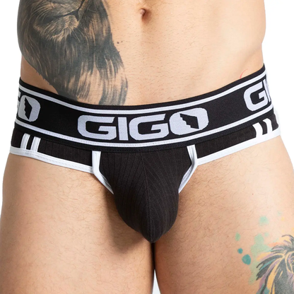 KHANAL BLACK BRIEF - Gigo Underwear & MensWear