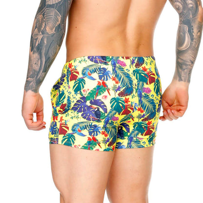 MACAWS YELLOW BEACHWEAR - Gigo Underwear & MensWear