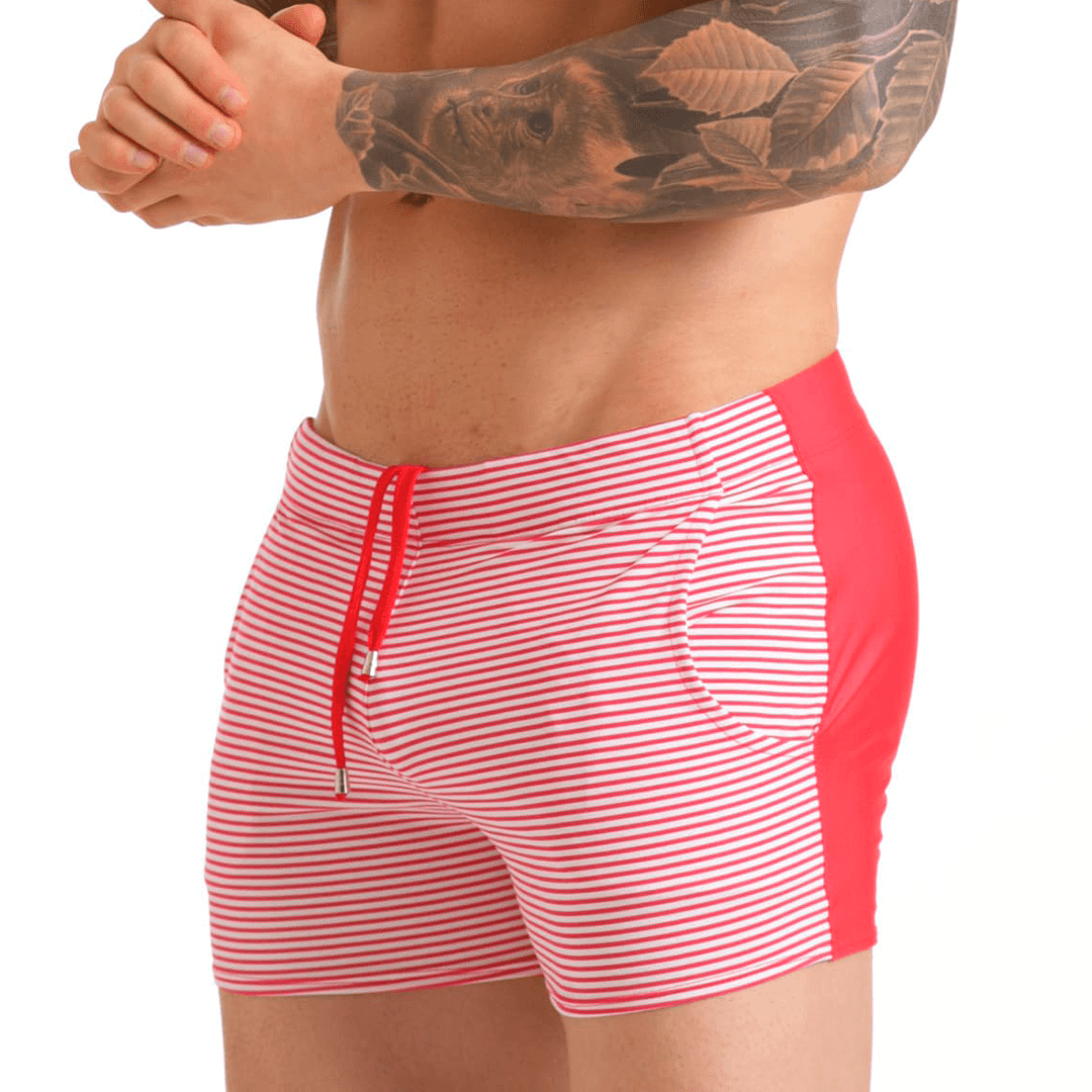 MARINE RED BEACHWEAR - Gigo Underwear & MensWear
